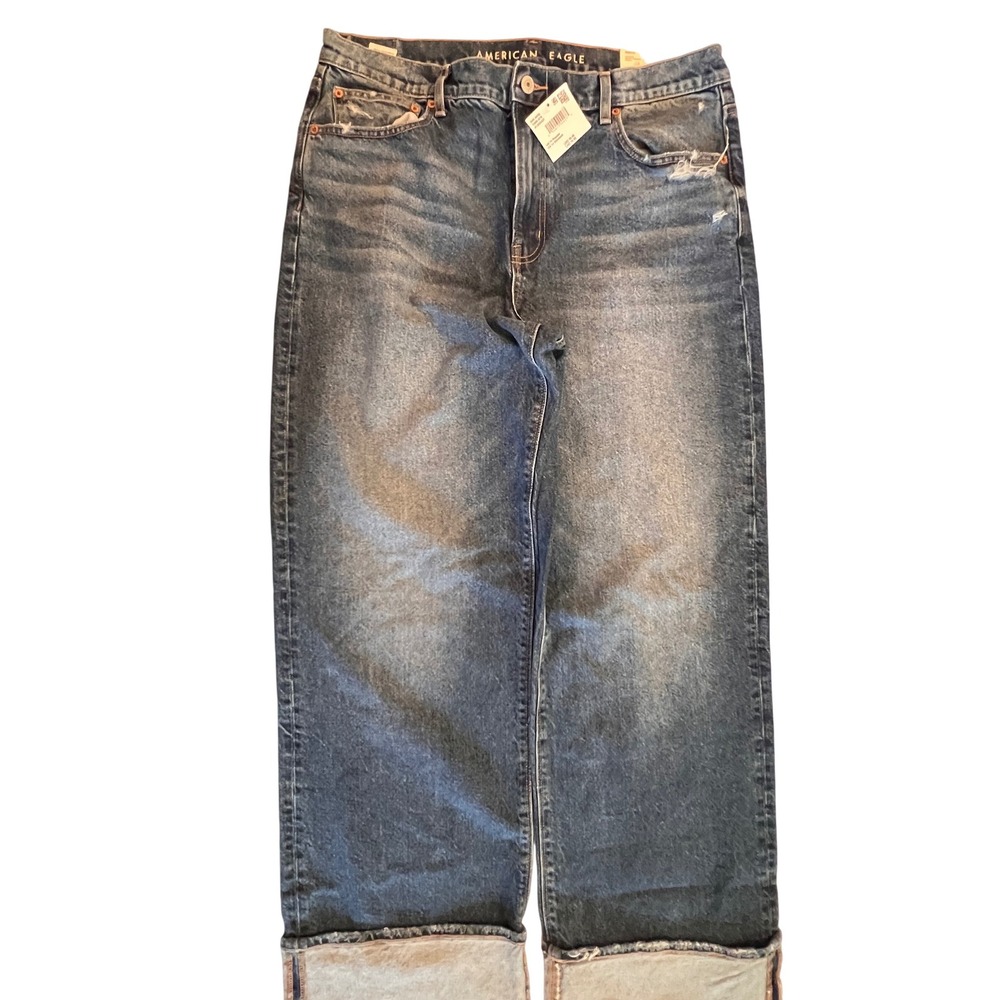 American Eagle Outfitters Stove Pipe Jeans 14 SHORT